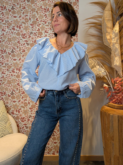 Blouse Victoire bleu