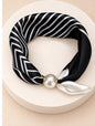 Foulard bijoux rayé