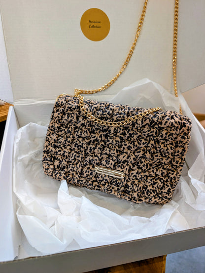 Pochette Herminia léopard