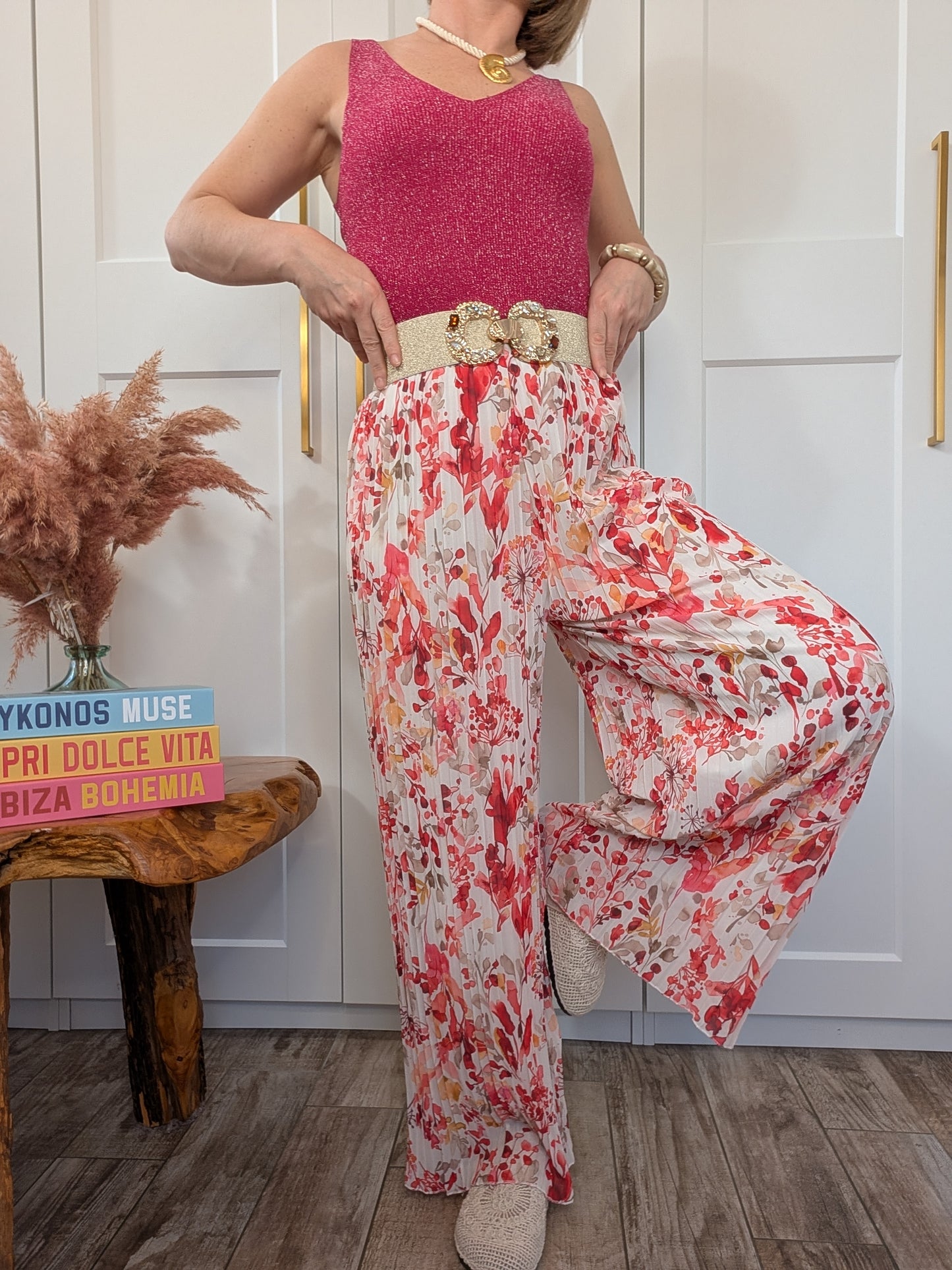 Pantalon Pya rose - La pièce solaire