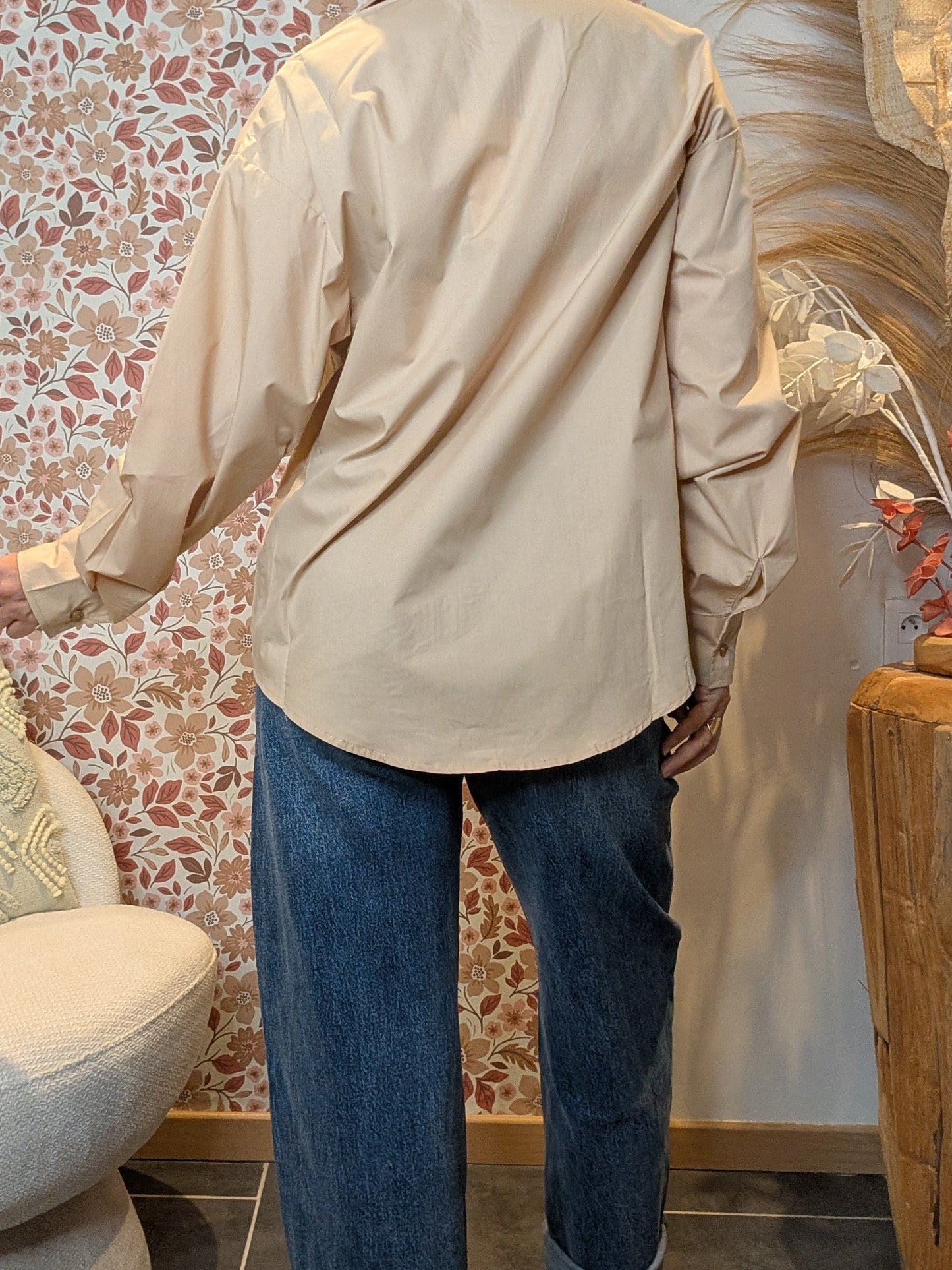 Chemise Zélia beige