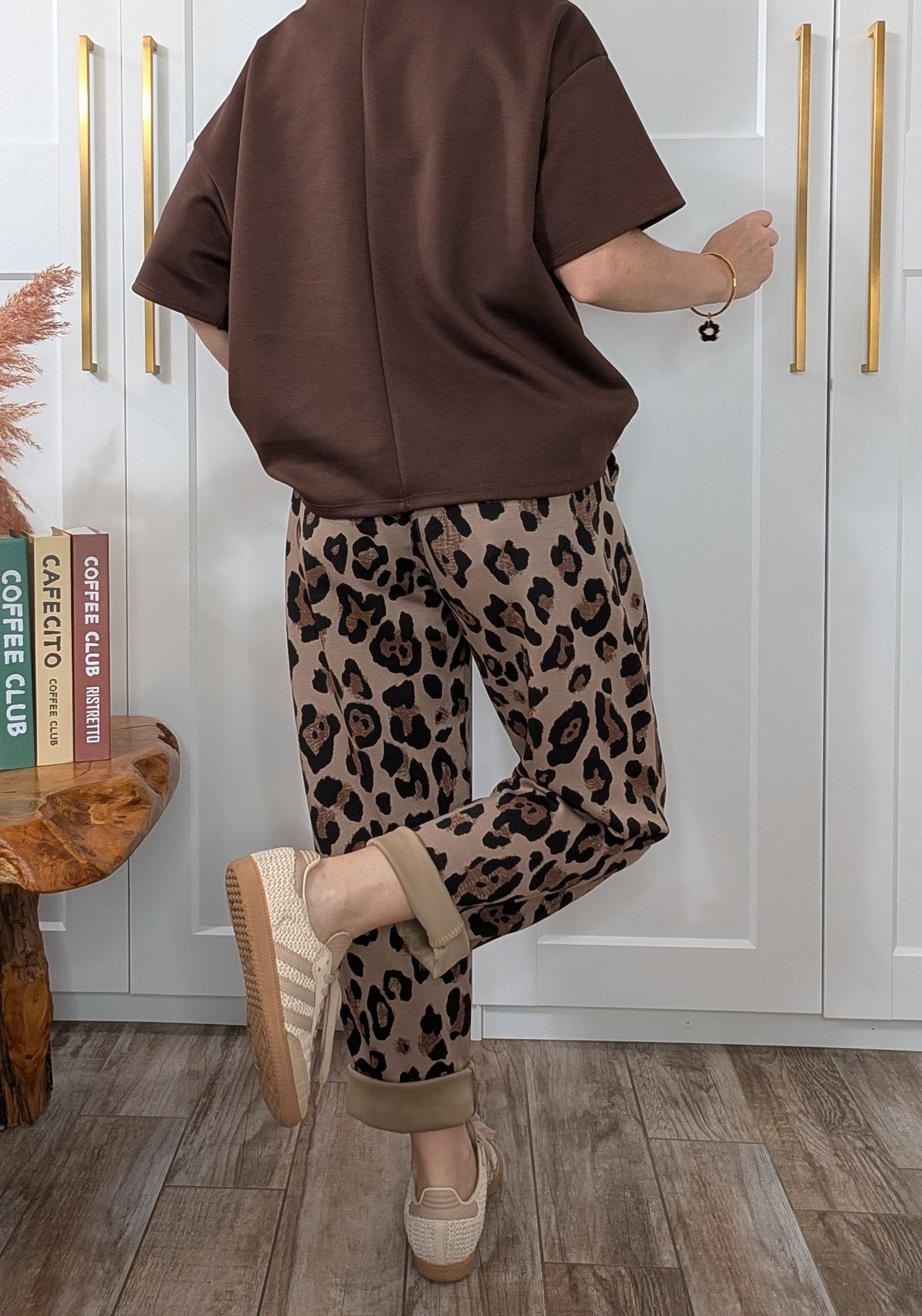 Pantalon Maria taupe