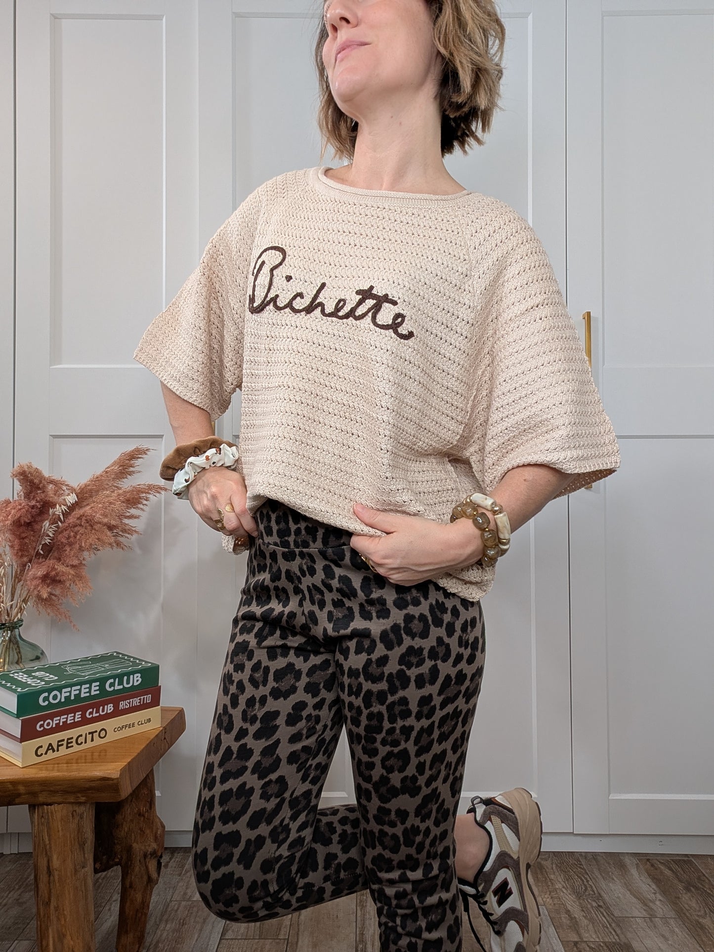 Pull Bichette beige