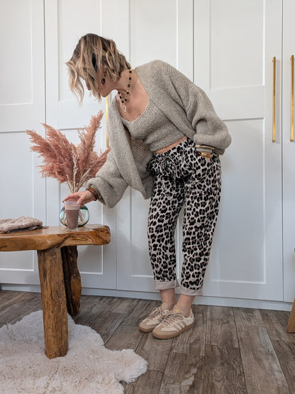 Ensemble gilet et top Beauty beige