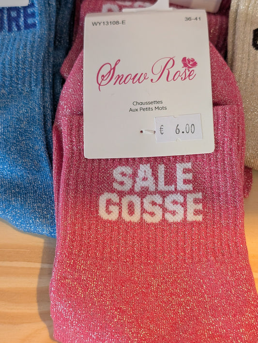 Chaussettes Sale gosse fushia