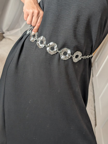 Ceinture bijou argentée - Donut