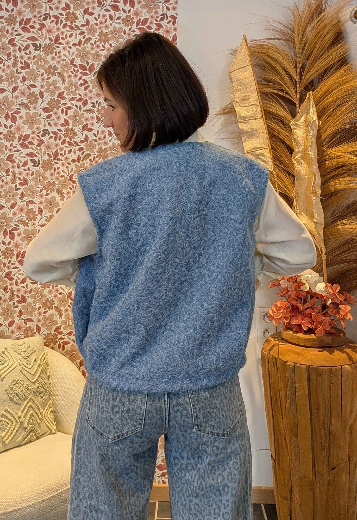 Gilet Jade bleu