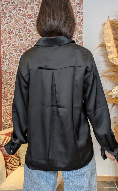 Chemise satinée Louna