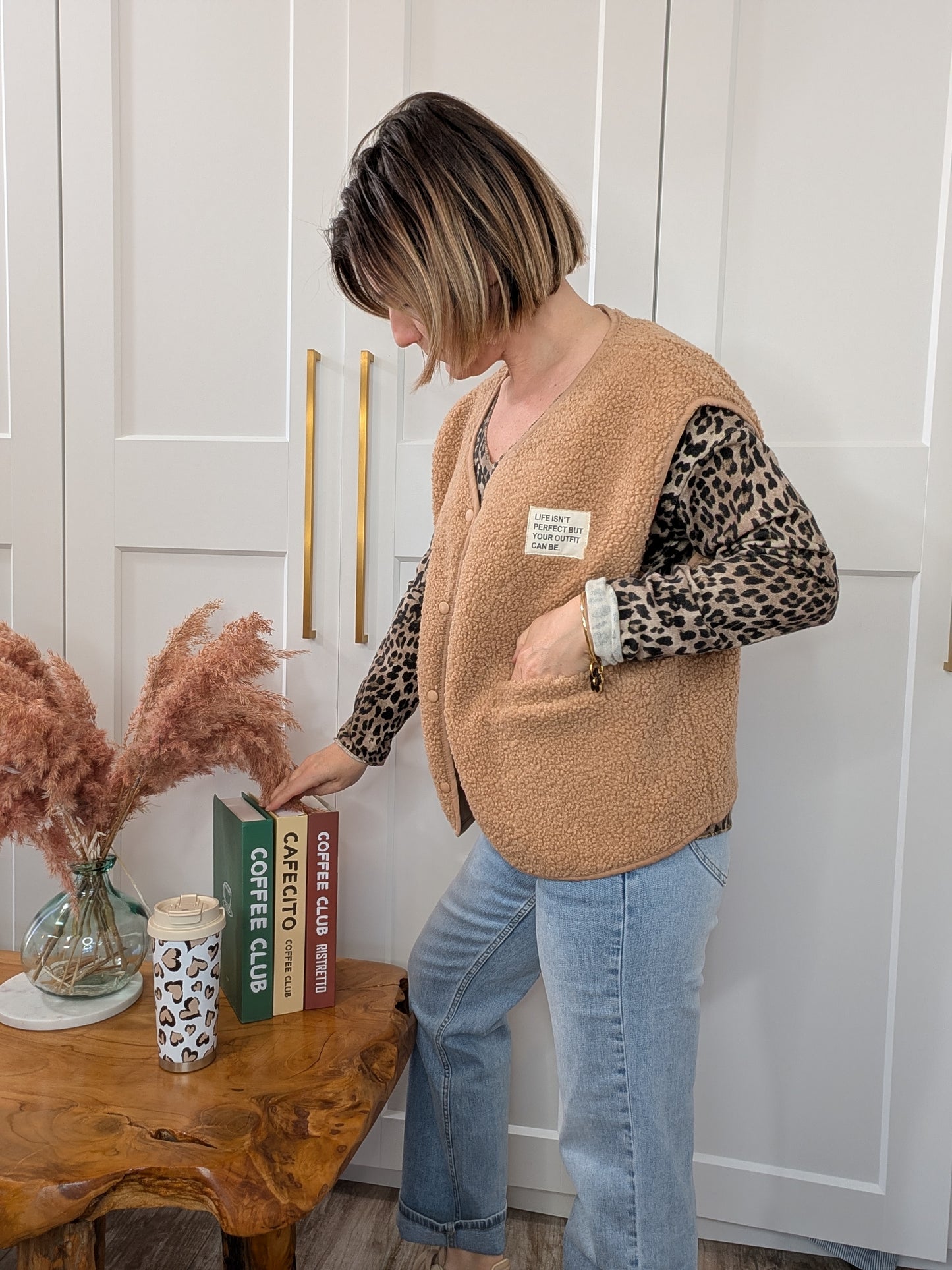 Gilet moumoute Mia camel