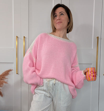 Pull Lizia rose - La douceur qui fait craquer