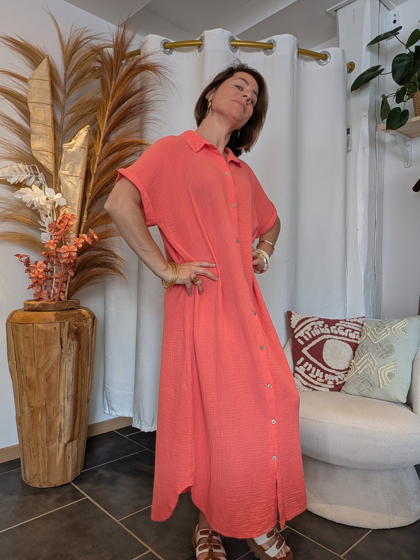 Robe Malo corail