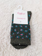 Chaussettes léopard brillantes vertes