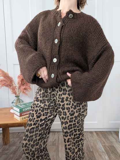 Gilet Lou chocolat