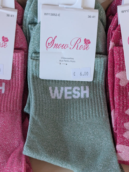 Chaussettes Wesh vert
