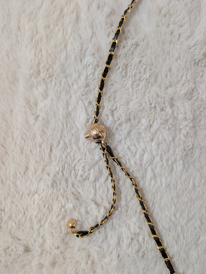 Chaine de téléphone Réglable noir