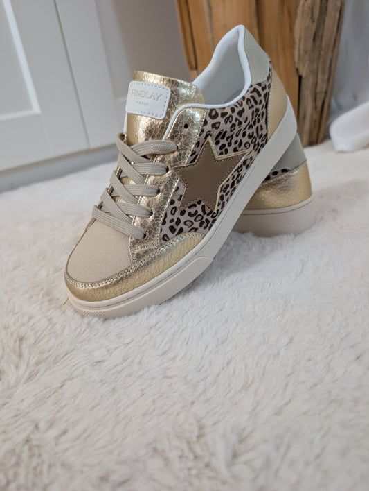 Basket léopard doré - Jungle