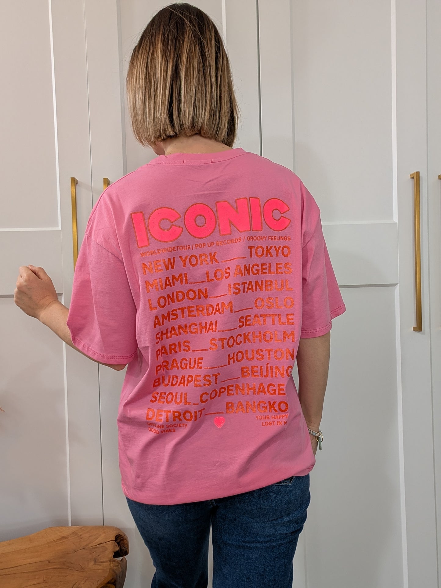 Tee-shirt Iconic rose
