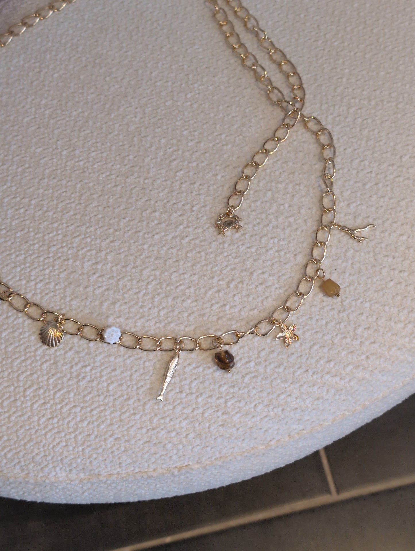 Ceinture bijoux petits coquillages