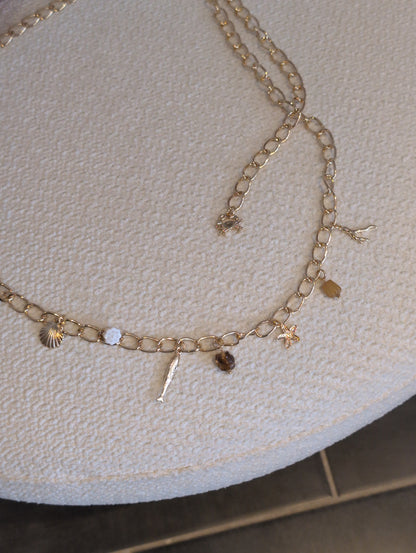 Ceinture bijoux petits coquillages