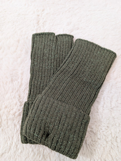 Guêtres épaisses retroussables kaki