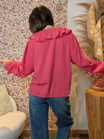 Blouse Victoire rose