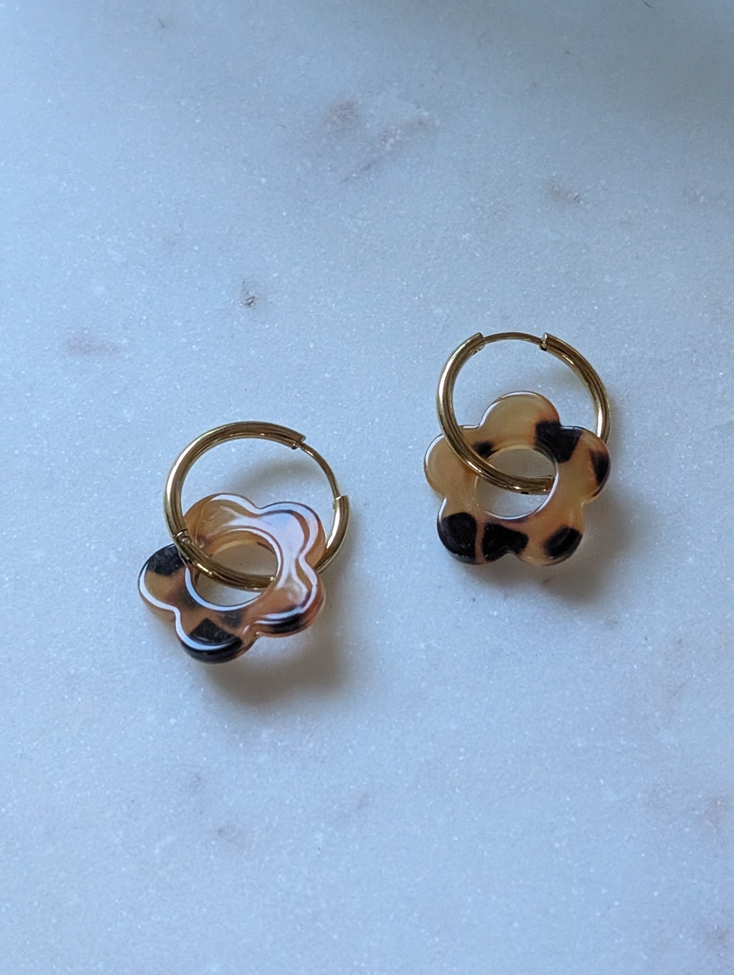 Boucle d'oreille léopard