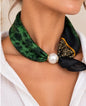 Foulard bijoux léopard