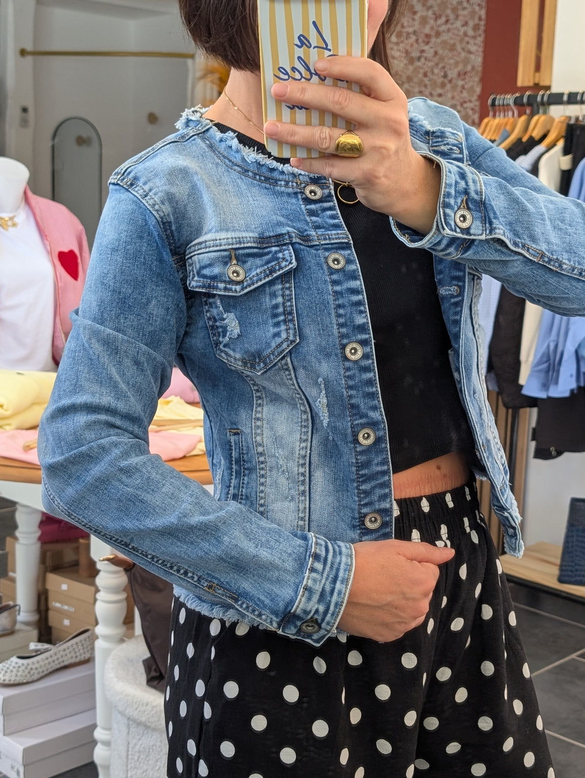 Veste jean Livio