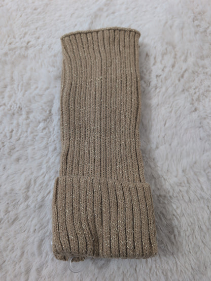 Guêtres épaisses retroussables taupes