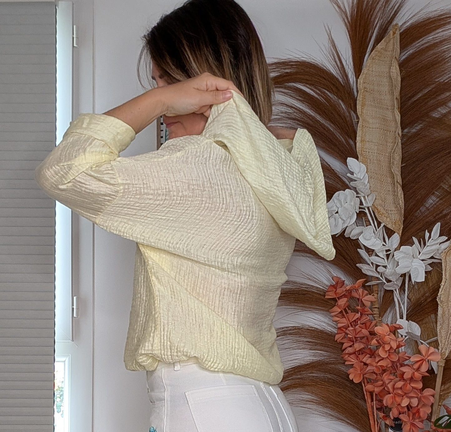 Chemise Tania jaune
