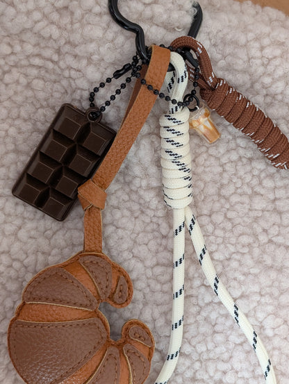 Porte clef charm Croissant