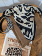Foulard Léopard blanc