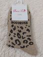 Chaussettes léopard Boudeuse beiges