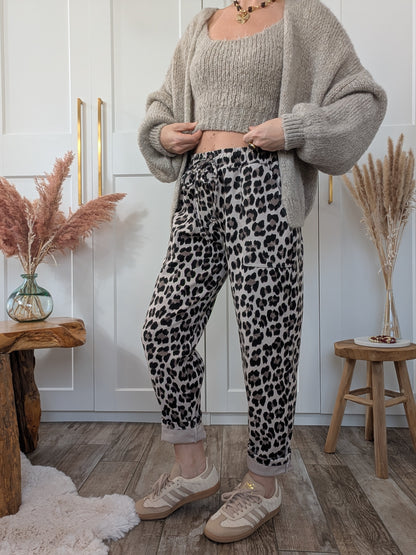 Ensemble gilet et top Beauty beige