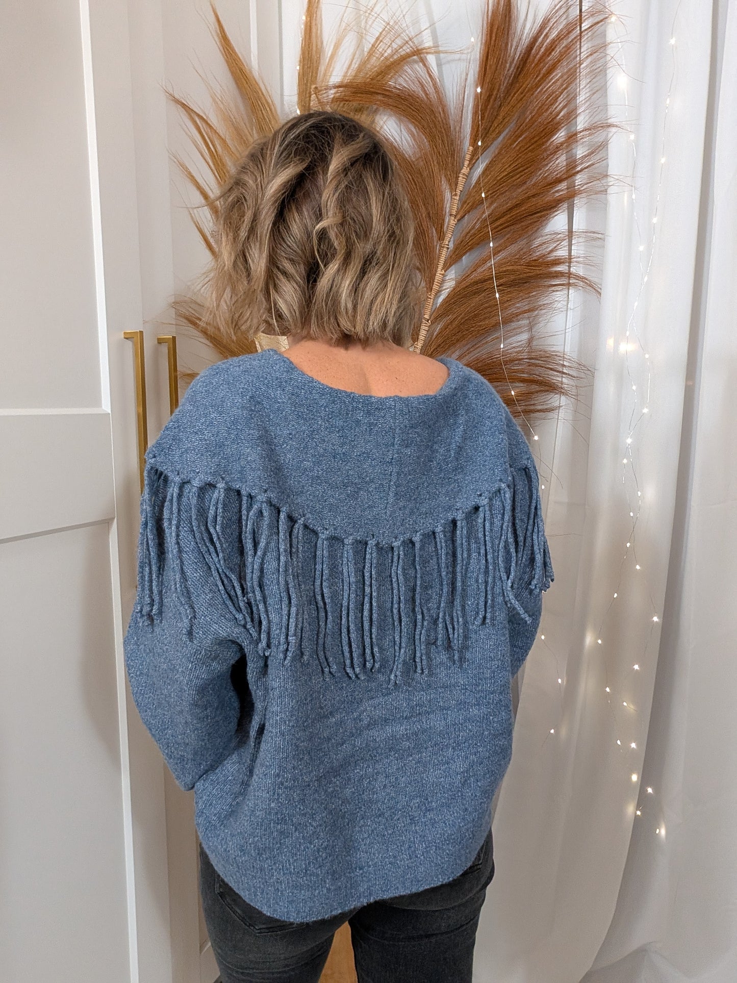 Gilet avec franges