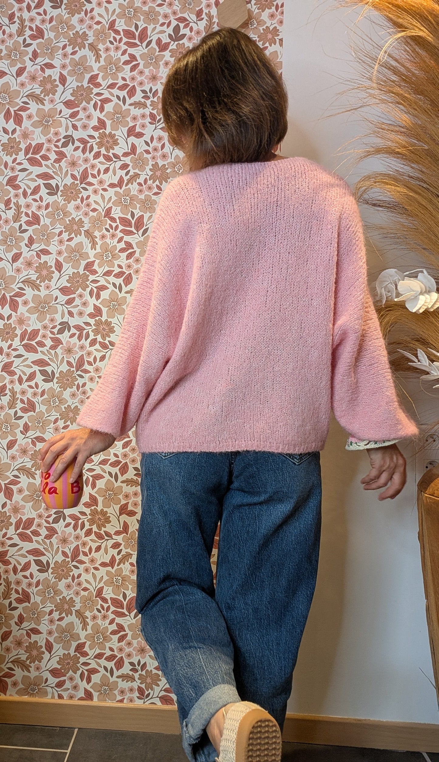 Pull Mégane rose