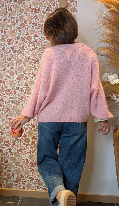 Pull Mégane rose