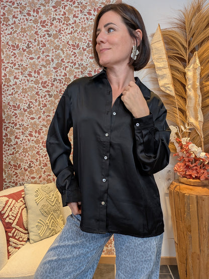 Chemise satinée Louna