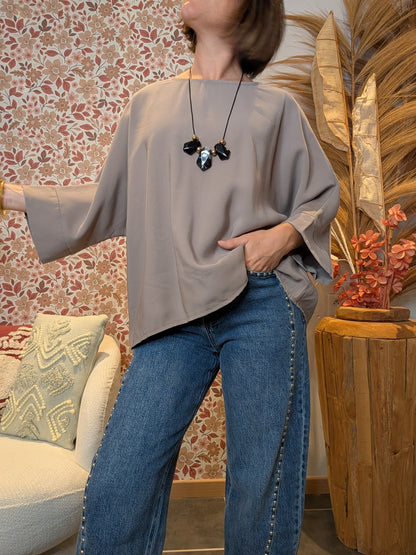 Top Séréna taupe