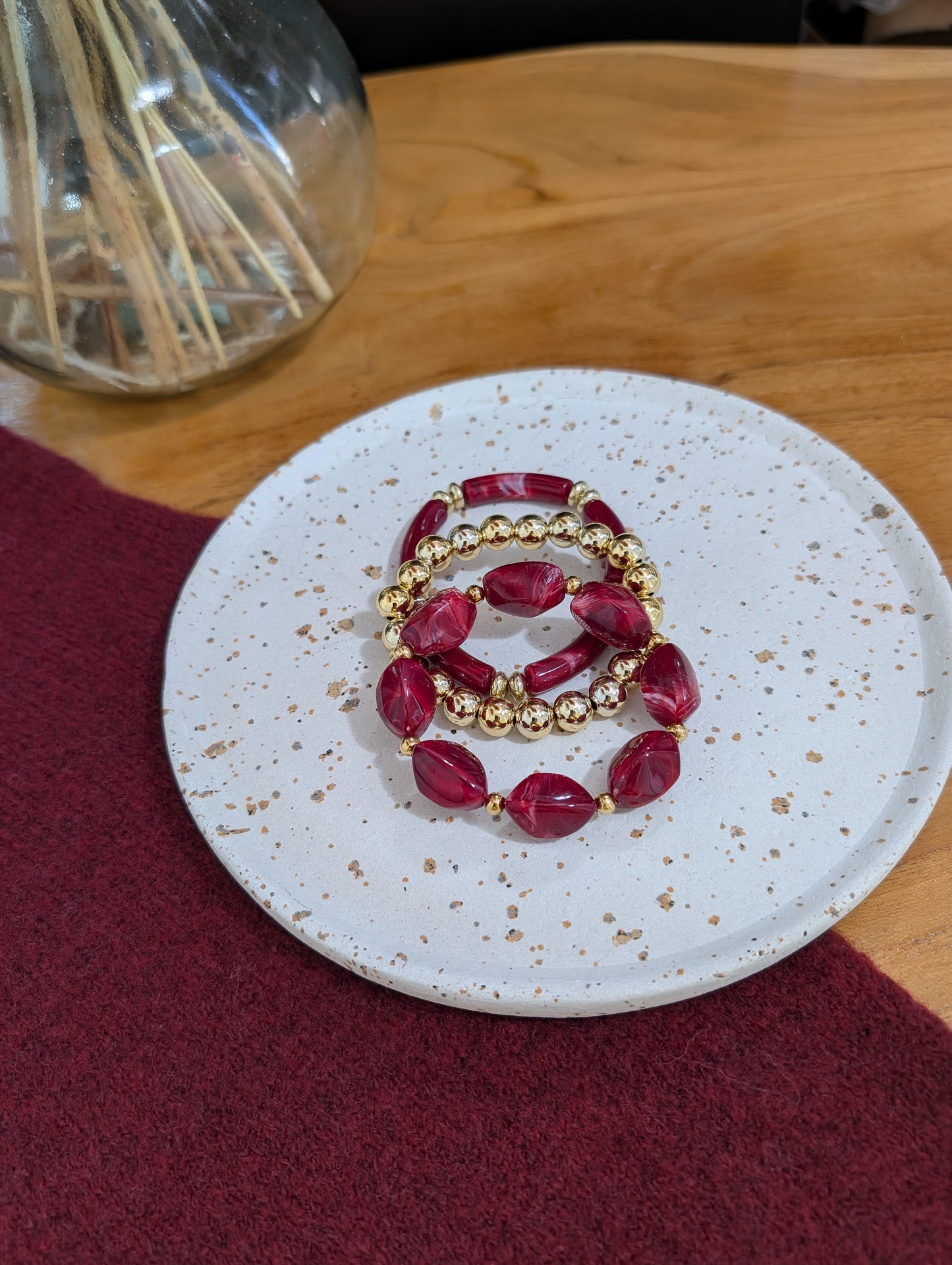 Bracelet trio Nina brodeaux