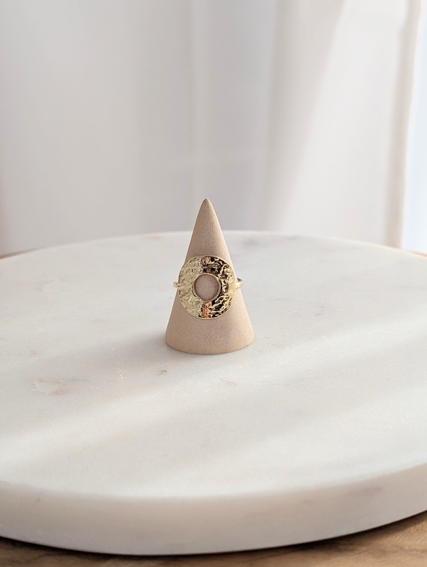 Bague Martelet creux