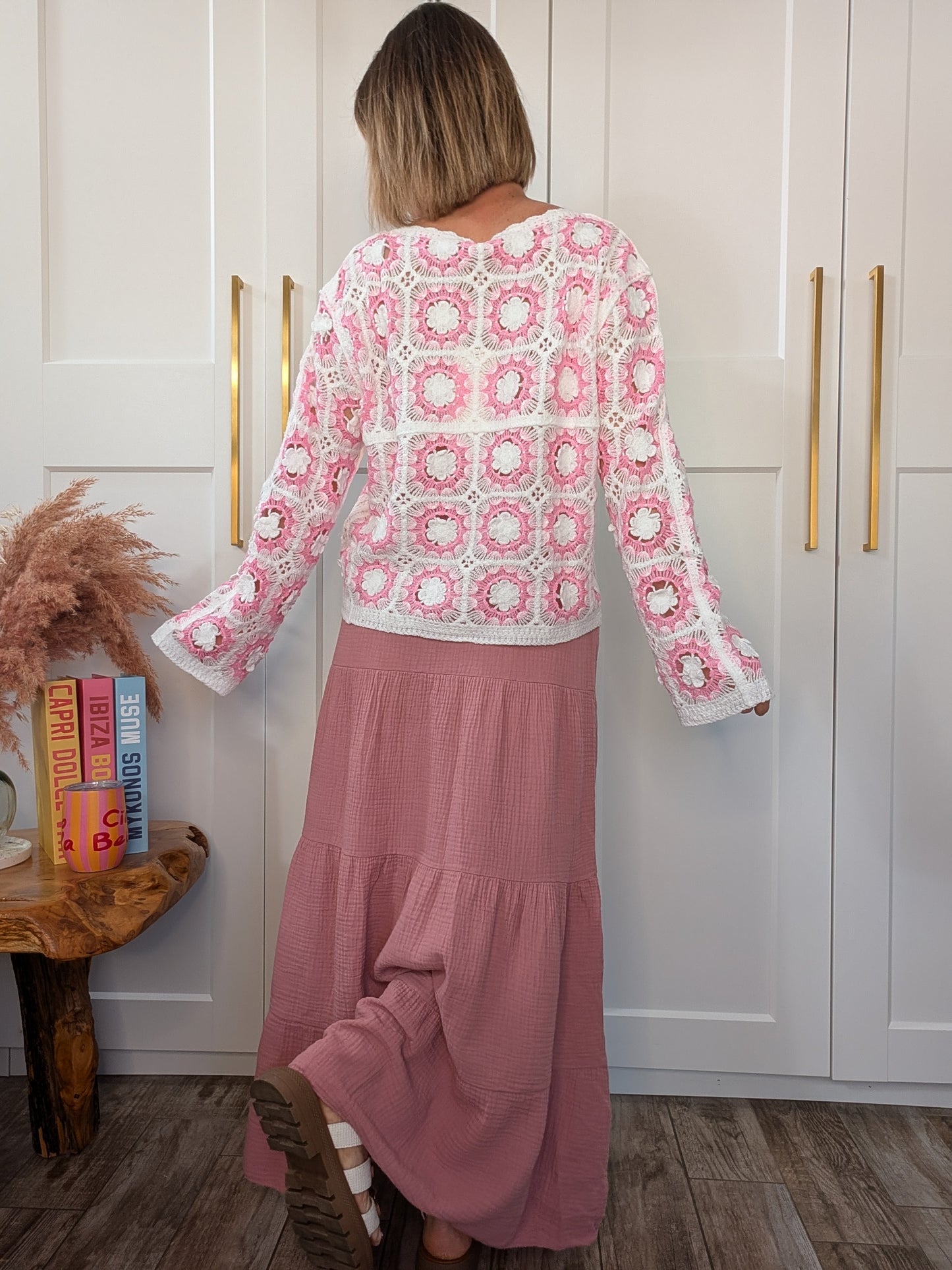Pull Aurore rose