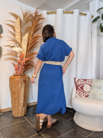 Robe Malo bleu électrique