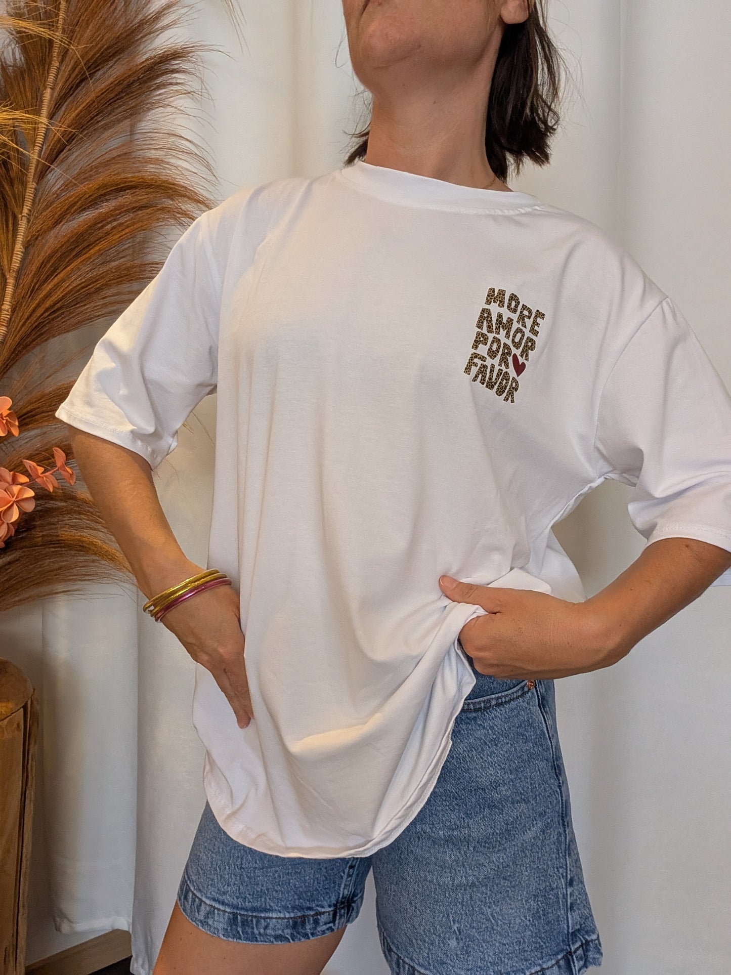 Tee-shirt More Amore Léopard