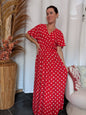 Robe à pois Rosa rouge