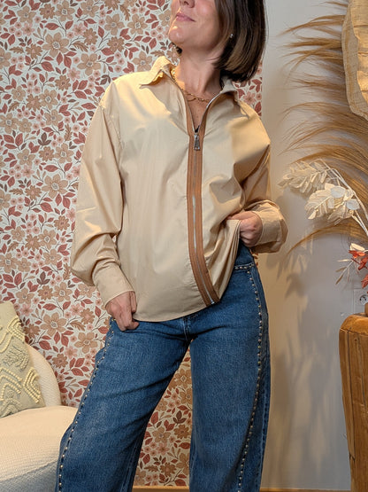 Chemise Zélia beige