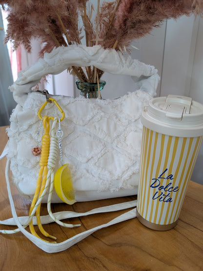 Porte clef charm Citron