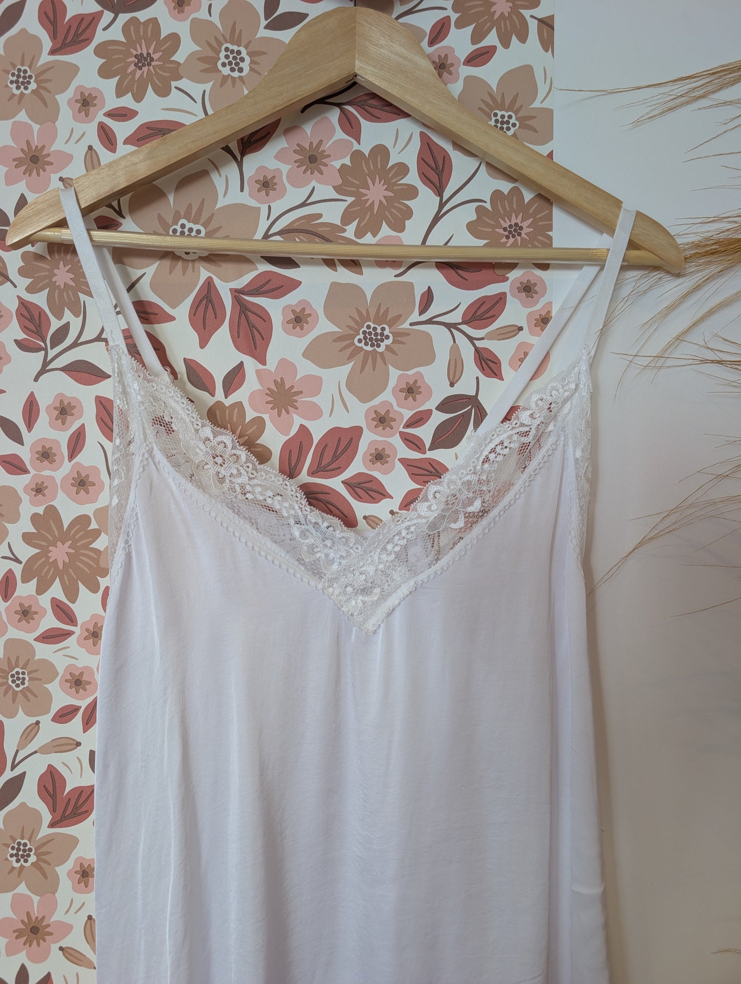 Top dentelle blanc GRANDE TAILLE