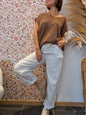Pantalon Célia blanc