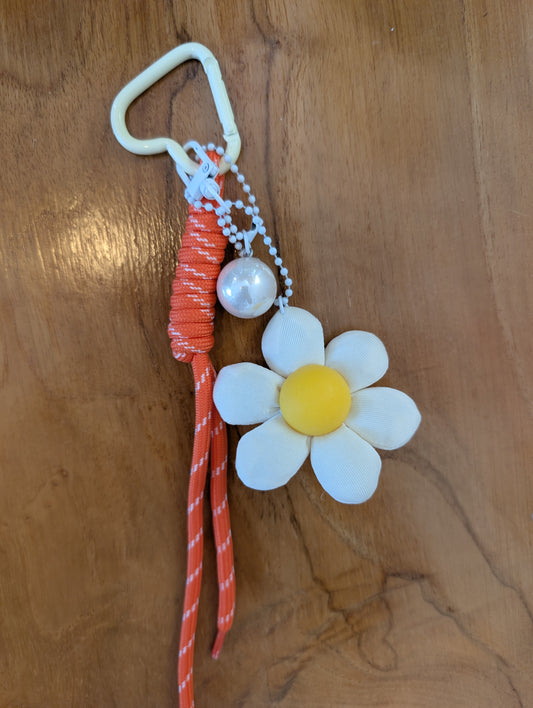 Porte clef charm Marguerite